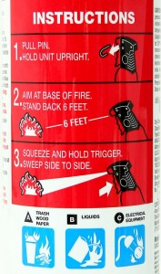 Fire  Extinguisher Label